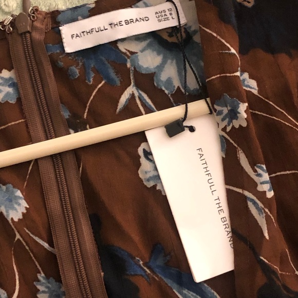 nwt - FAITHFULL THE BRAND “Margot Dress” Aberdeen Floral - Picture 3 of 13